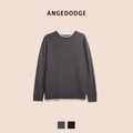 ANGEDODGE Men's Wool Blend Crew Neck Sweater — Polo Shirts - image 1
