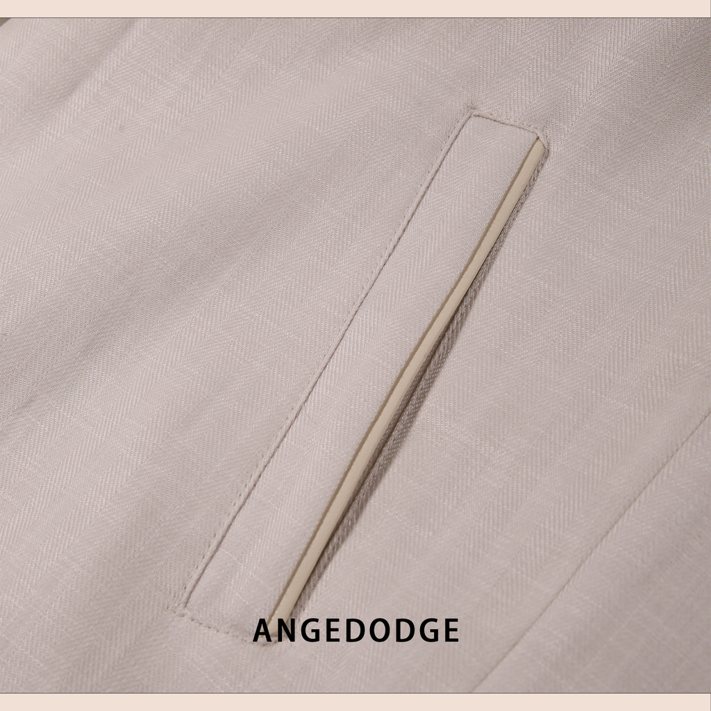 ANGEDODGE Spring Linen Blend Jacket — Jackets - image 3