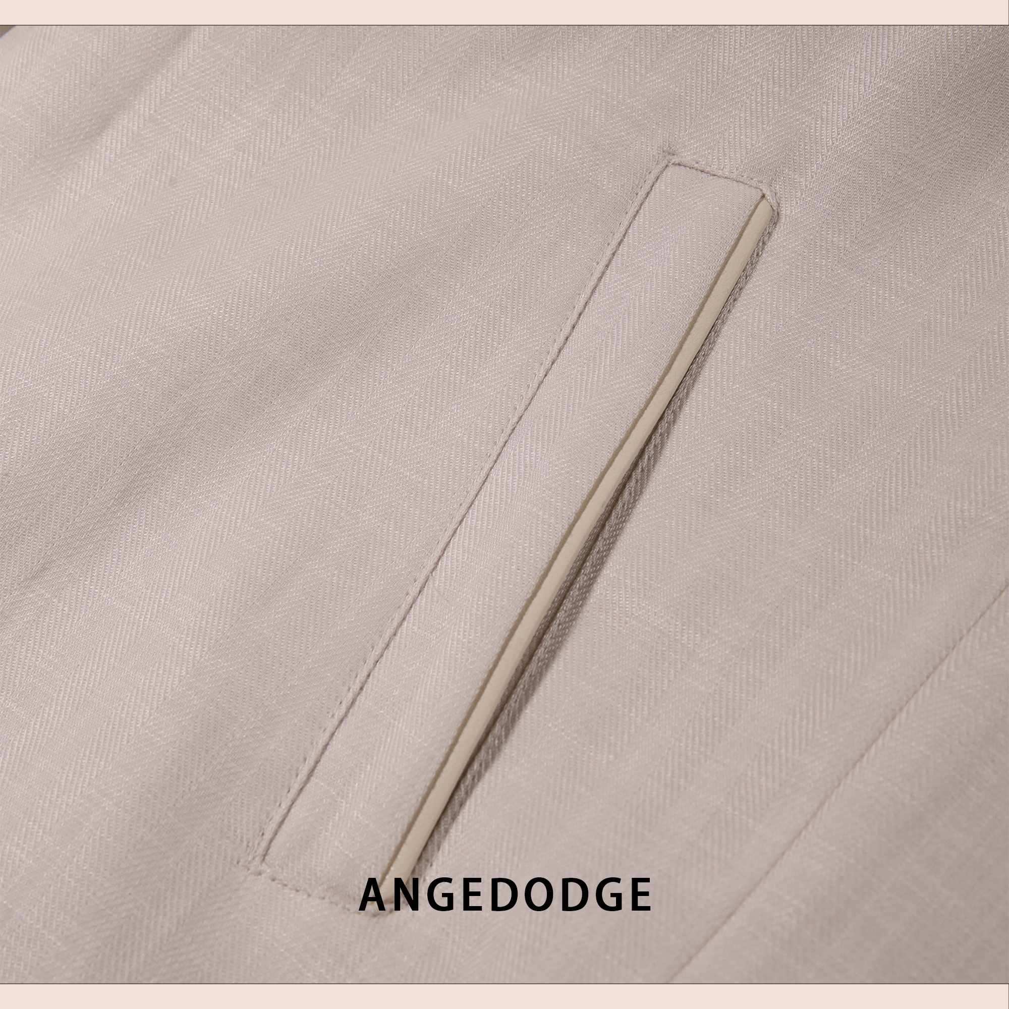 ANGEDODGE Spring Linen Blend Jacket — Jackets - image 3
