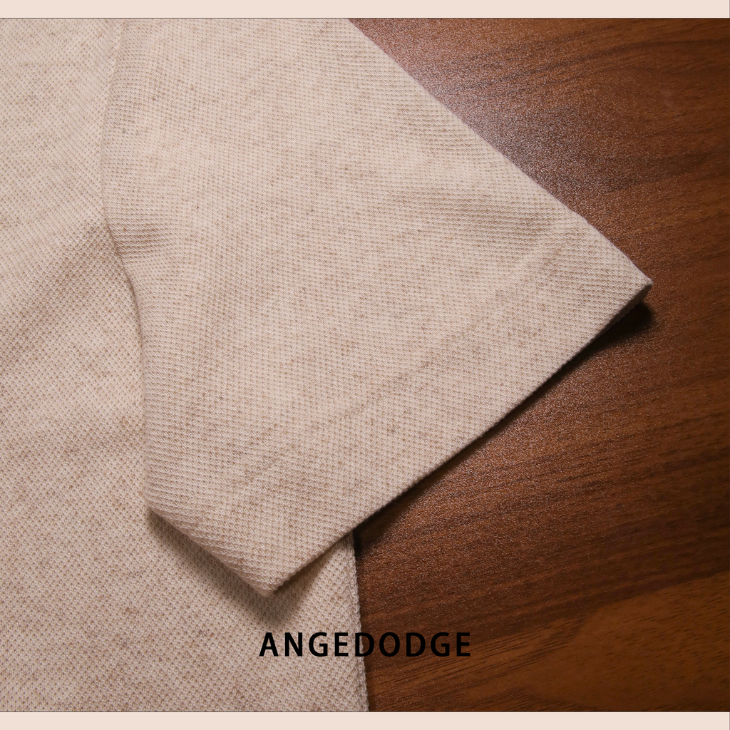 ANGEDODGE Linen Blend Short Sleeve Polo Shirt — Polo Shirts - image 6