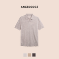 ANGEDODGE Spring Linen Blend Business Polo Shirt — Polo Shirts - image 1