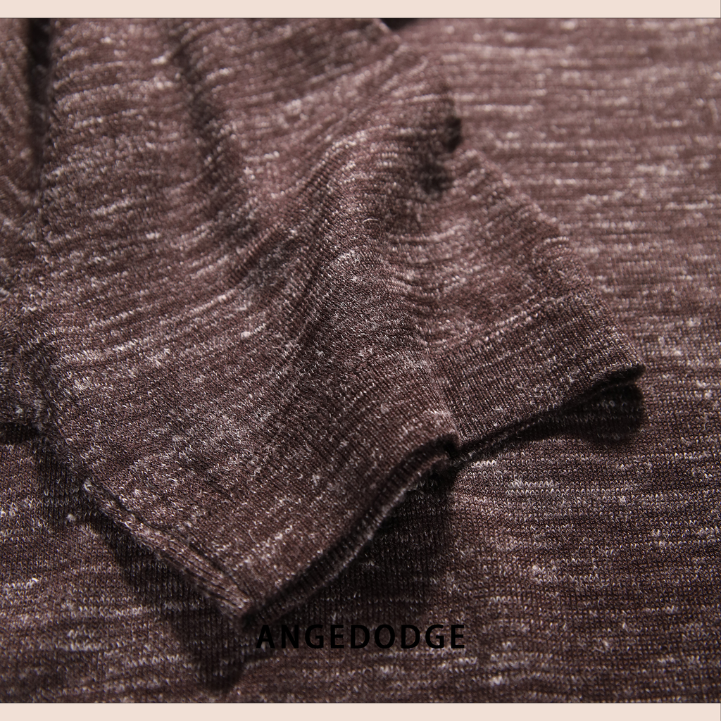 ANGEDODGE Spring Linen Blend Business Polo Shirt — Polo Shirts - image 7