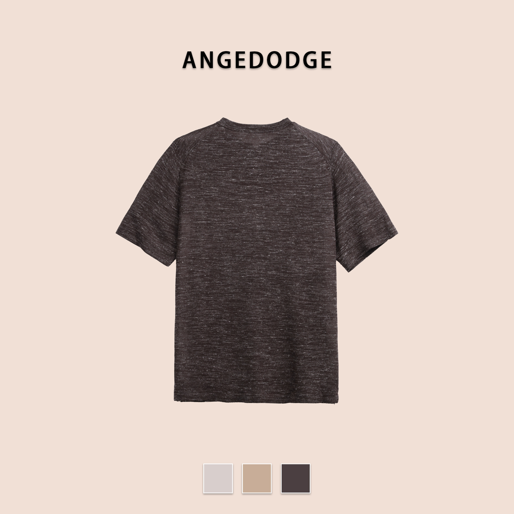 ANGEDODGE Linen Blend Short Sleeve Polo Shirt — Polo Shirts - image 6