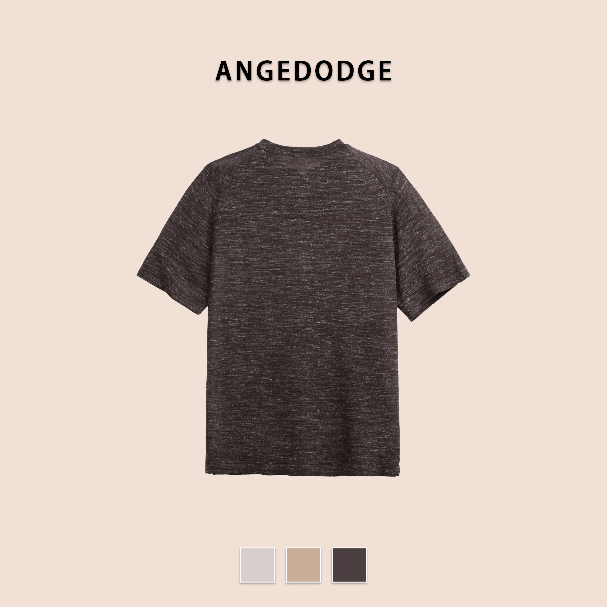 ANGEDODGE Linen Blend Short Sleeve Polo Shirt — Polo Shirts - image 6