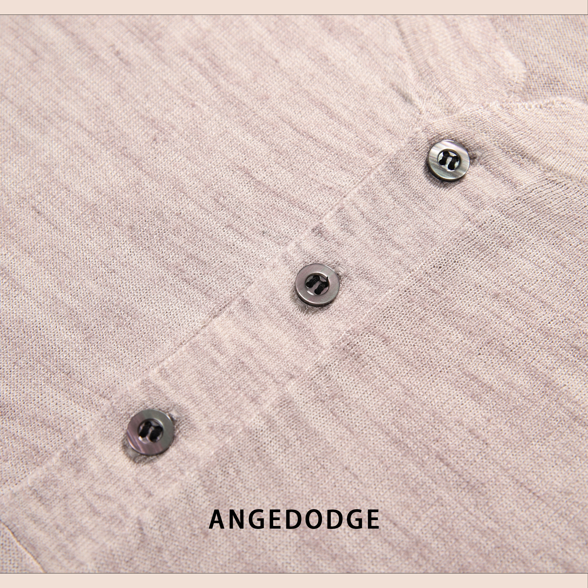 ANGEDODGE Linen Blend Short Sleeve Polo Shirt — Polo Shirts - image 7