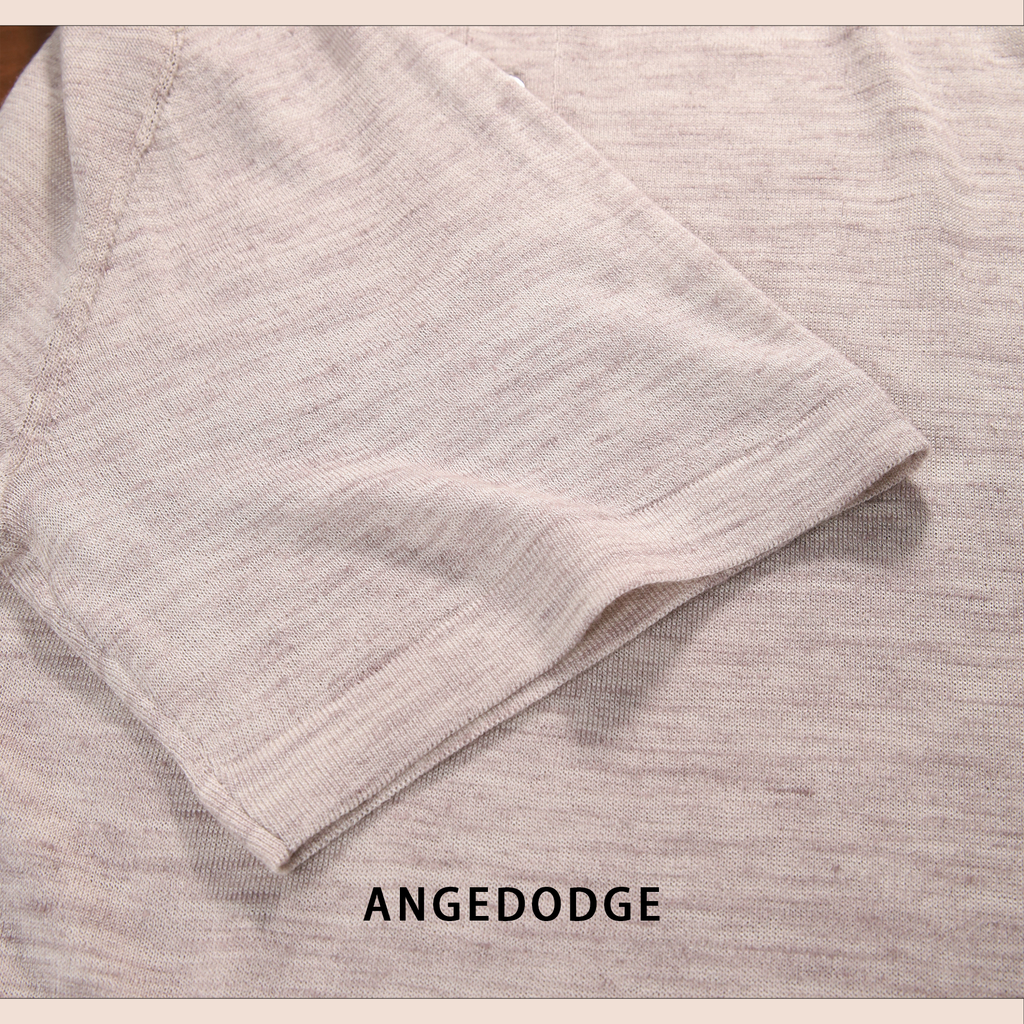 ANGEDODGE Linen Blend Short Sleeve Polo Shirt — Polo Shirts - image 9