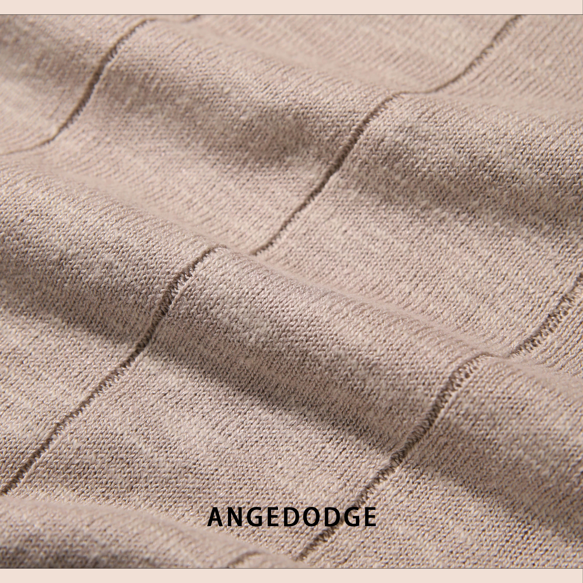 ANGEDODGE Knit Collar Short Sleeve T-Shirt — T-Shirts - image 7