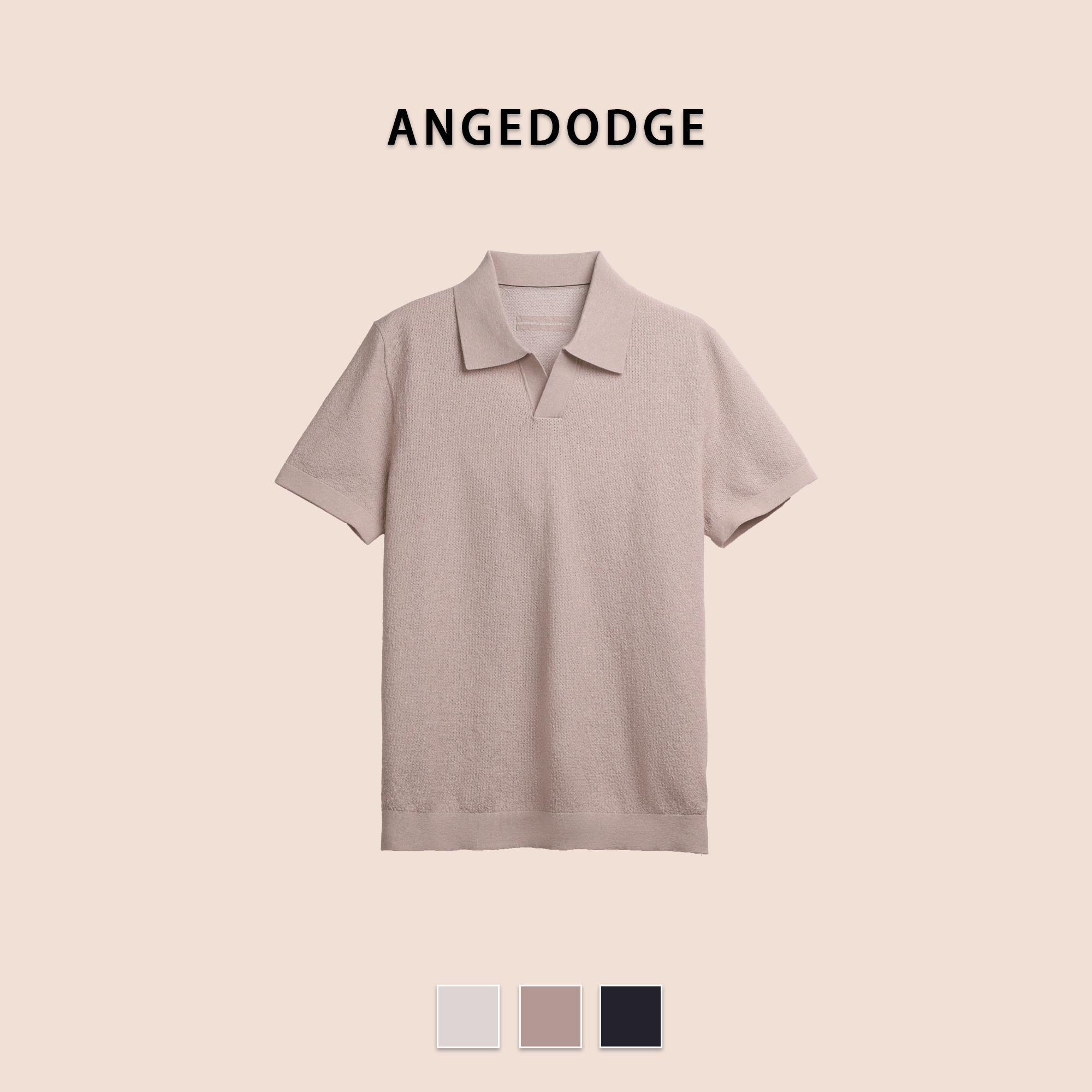 ANGEDODGE Men's Relaxed Fit Short Sleeve Polo Shirt — Polo Shirts - image 3