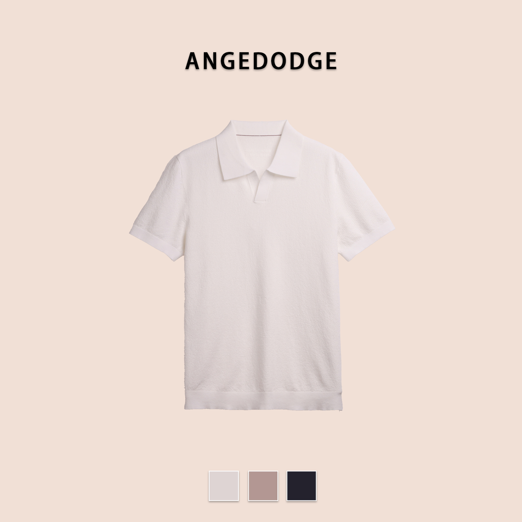 ANGEDODGE Men's Relaxed Fit Short Sleeve Polo Shirt — Polo Shirts - image 5