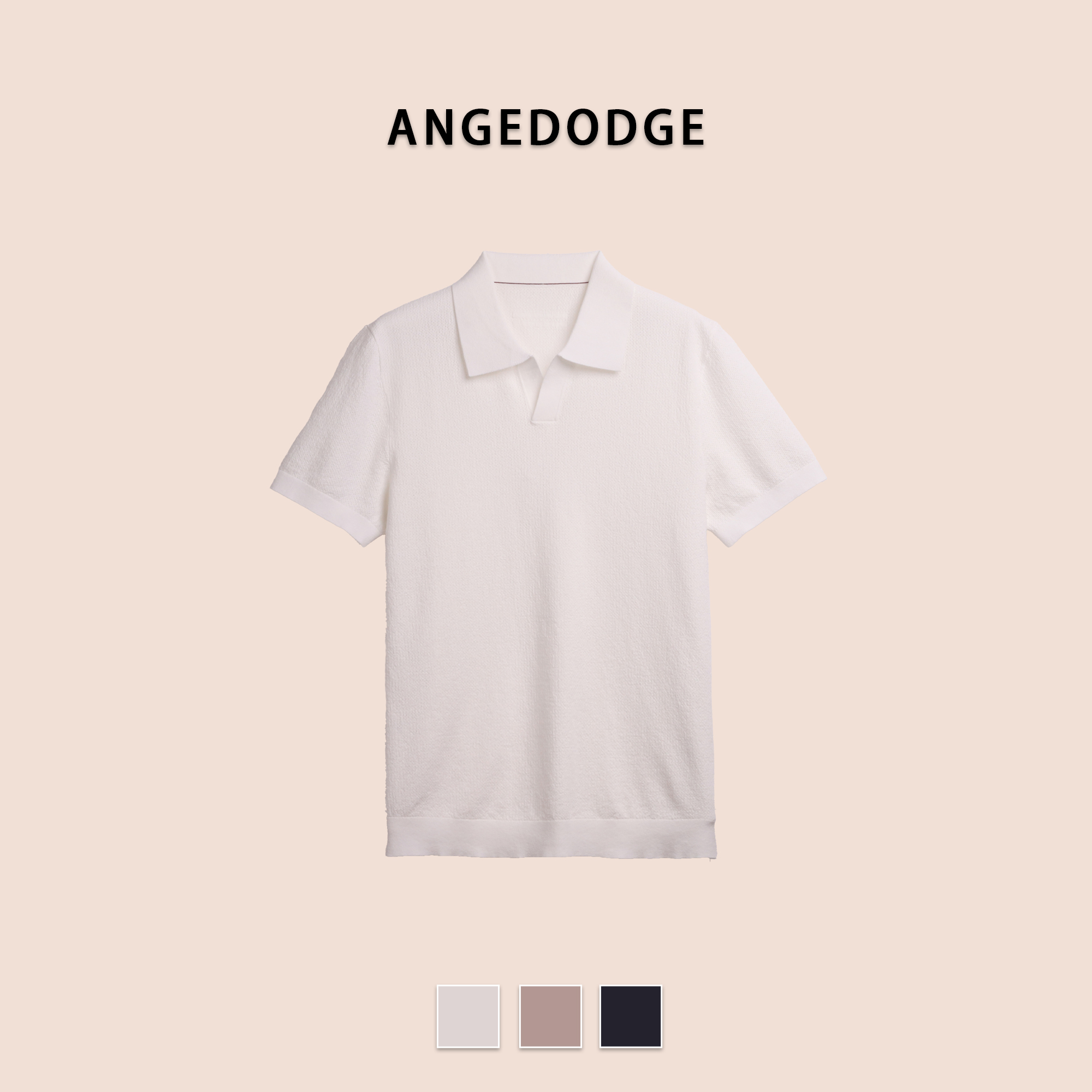 ANGEDODGE Men's Relaxed Fit Short Sleeve Polo Shirt — Polo Shirts - image 5