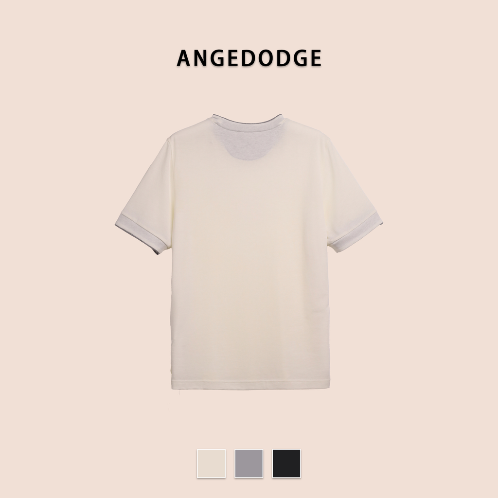 ANGEDODGE Cotton Blend Colorblock T-Shirt — T-Shirts - image 2