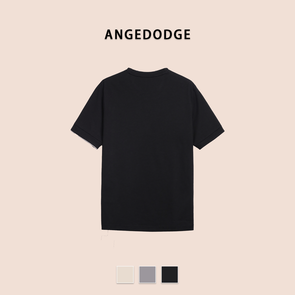 ANGEDODGE Cotton Blend Colorblock T-Shirt — T-Shirts - image 6