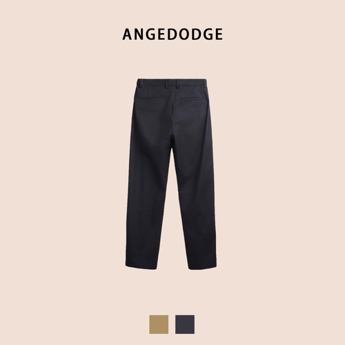 ANGEDODGE Spring-Summer Straight-Leg Black Trousers — Pants - image 2