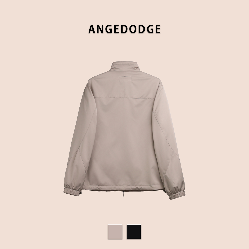 ANGEDODGE Spring Silk Blend Relaxed Jacket — Jackets - image 2