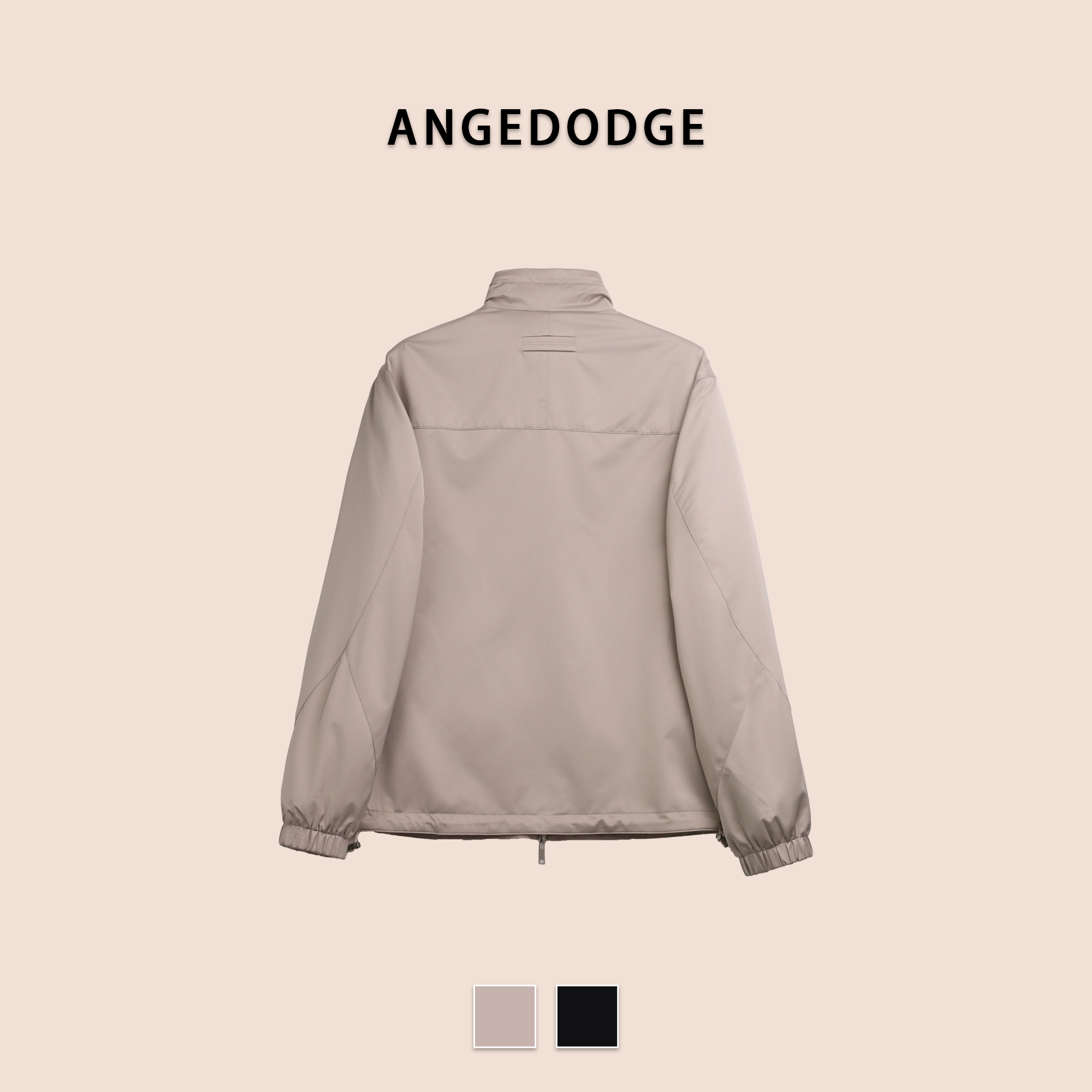ANGEDODGE Spring Silk Blend Relaxed Jacket — Jackets - image 2