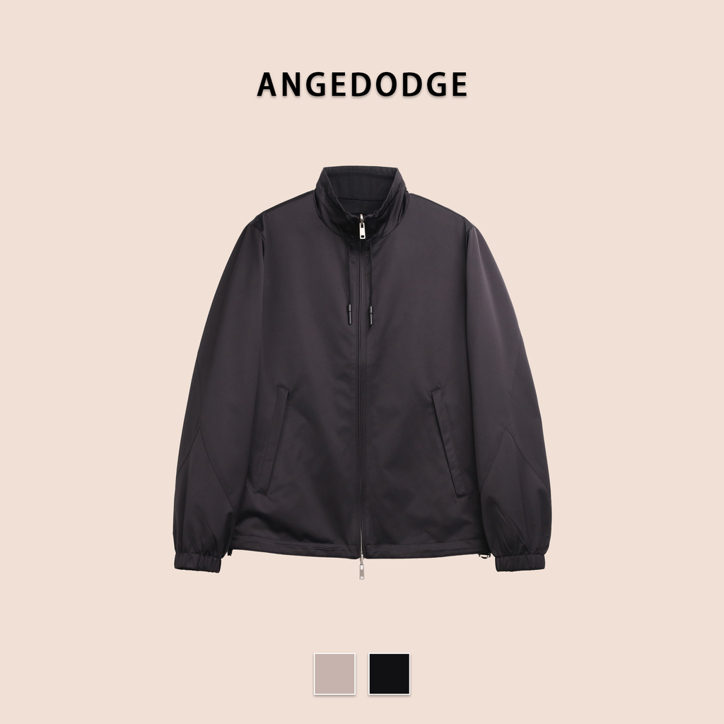 ANGEDODGE Spring Silk Blend Relaxed Jacket — Jackets - image 3