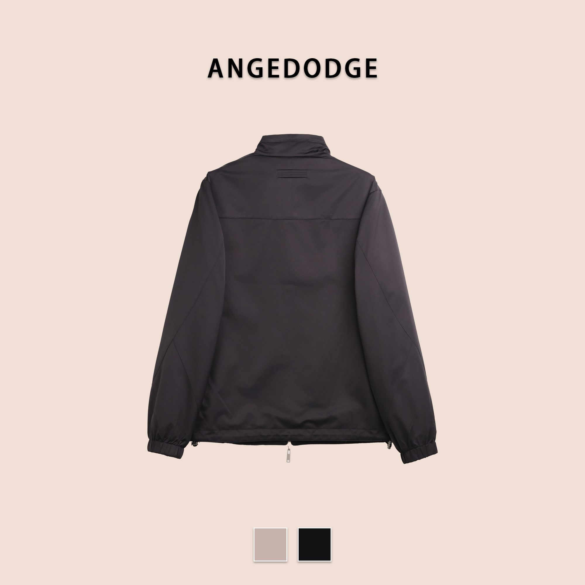 ANGEDODGE Spring Silk Blend Relaxed Jacket — Jackets - image 4