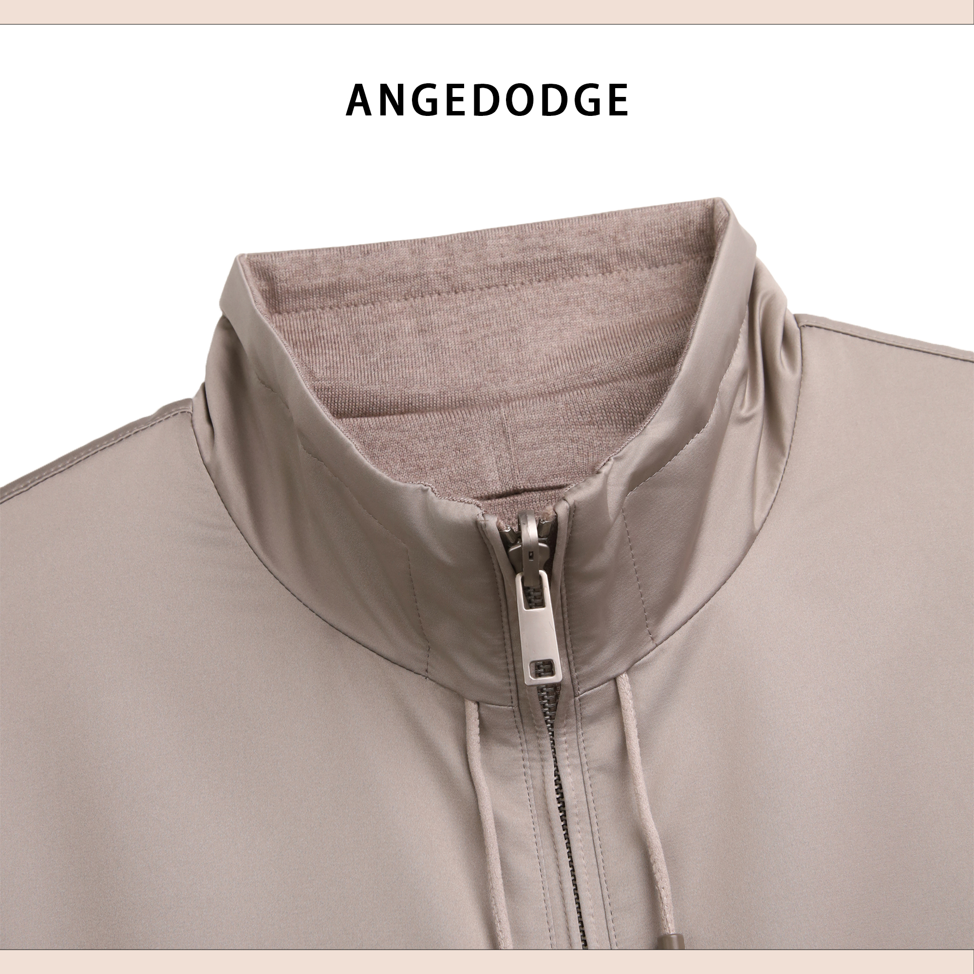 ANGEDODGE Spring Silk Blend Relaxed Jacket — Jackets - image 5