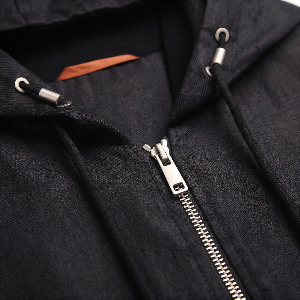 Linen Hooded Jacket