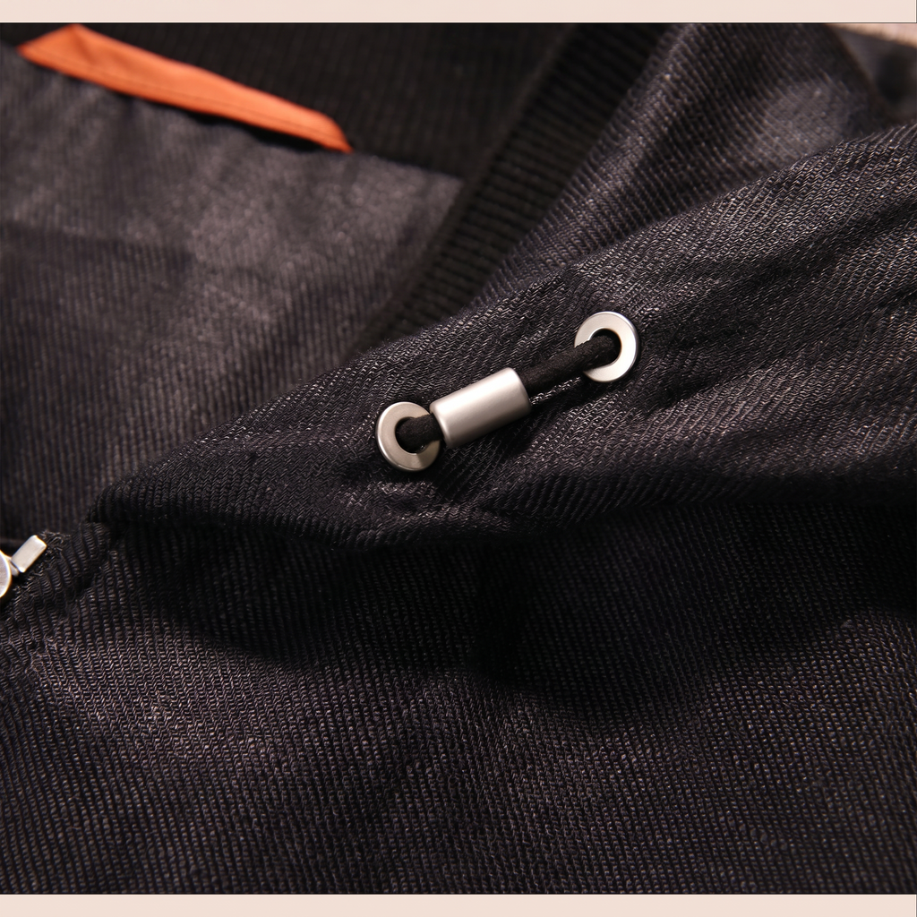 Linen Hooded Jacket